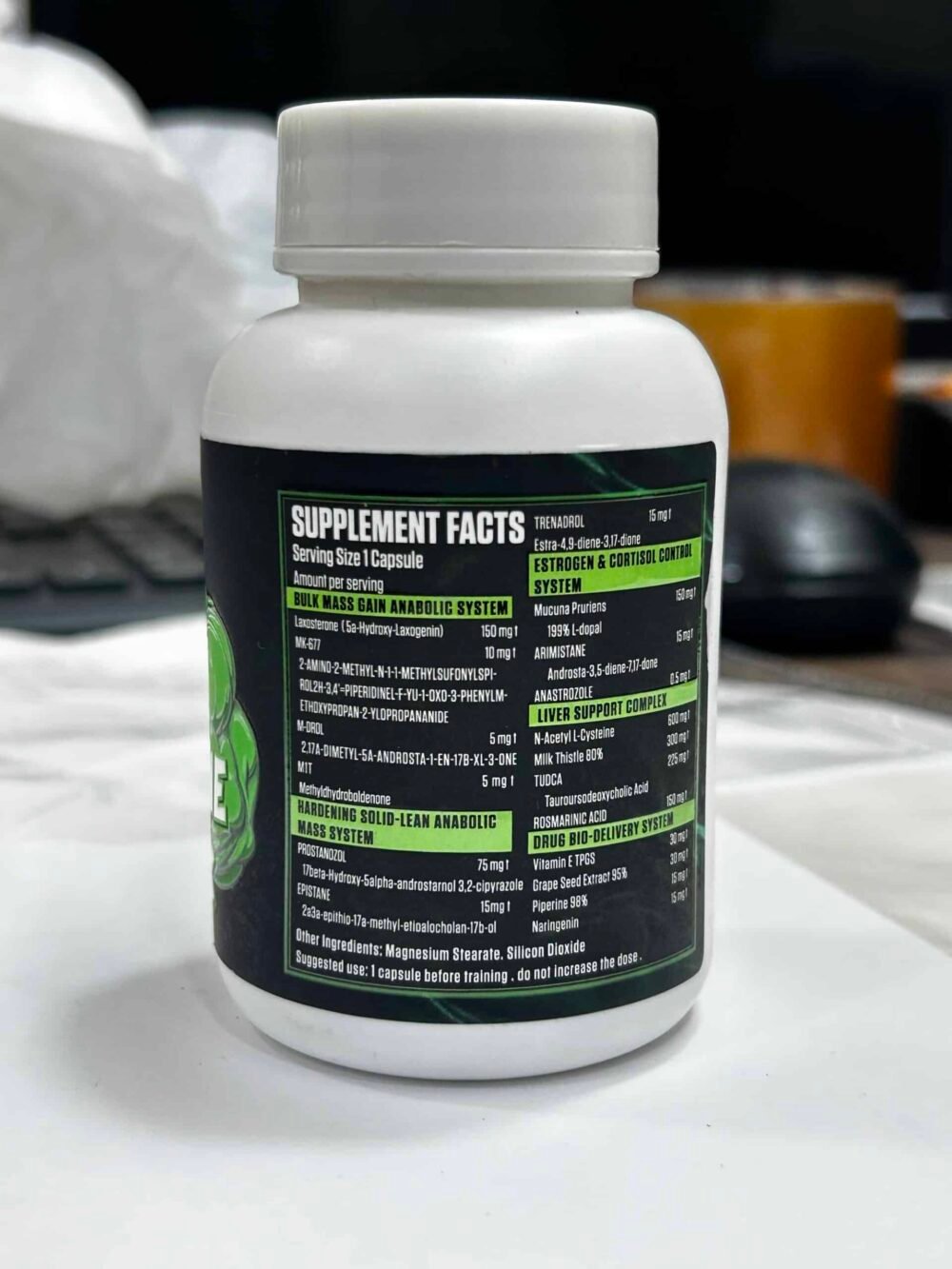 GENETIC PHARMA INSANE BULK | 100% GENUINE WITH OFFICIAL SCRATCH CODE IN BOX - Image 2