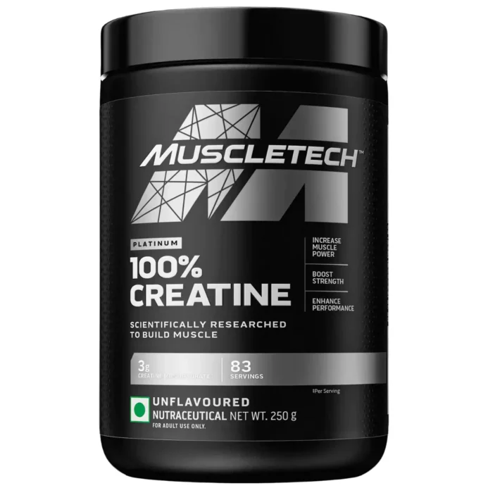 Muscletech Platinum 100% Creatine 250g Unflavored - Image 1