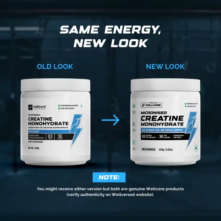 Slide3_LISTING_250GM_UnflavouredCREATINE_WELLCORE_WELLVERSED_1_740x740.webp Wellversed Wellcore Micronised Creatine Monohydrate 250g Unflavored - Image 4