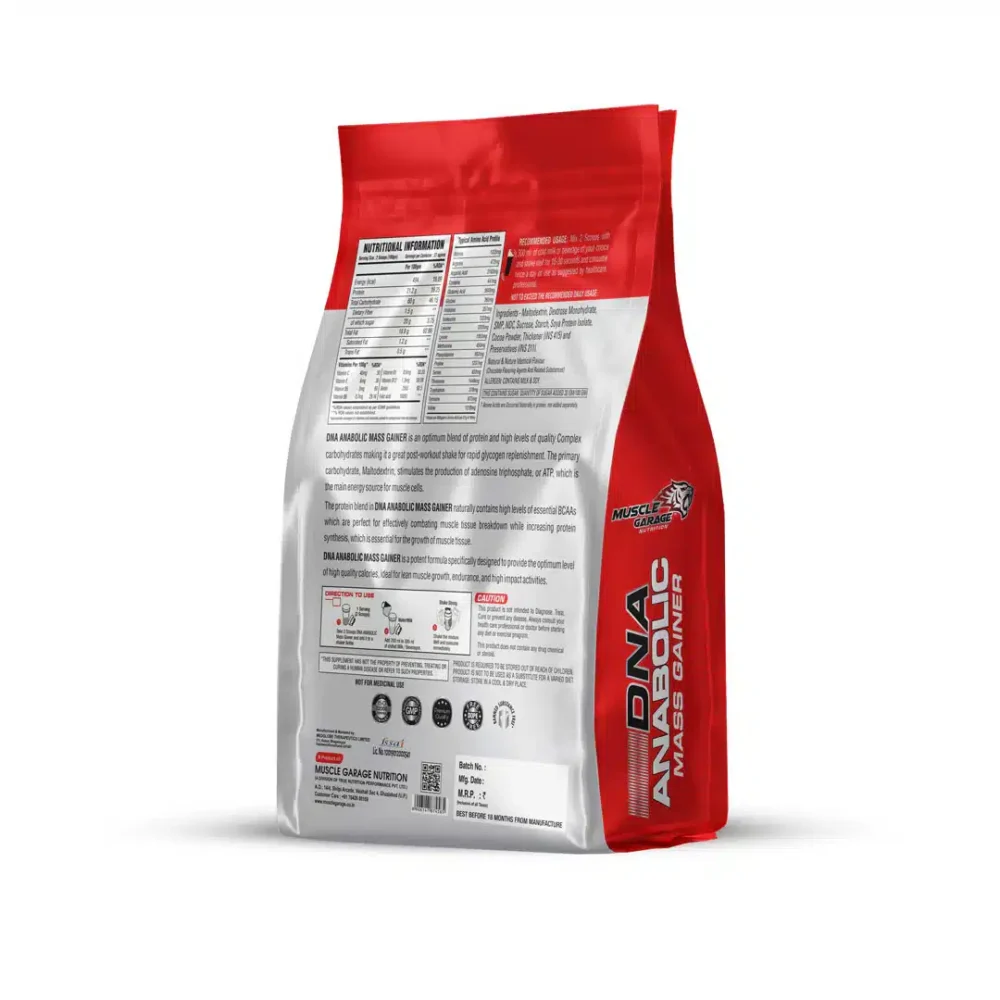 Muscle Garage Nutrition DNA Anabolic Mass Gainer 4.5kg Coffee - Image 2