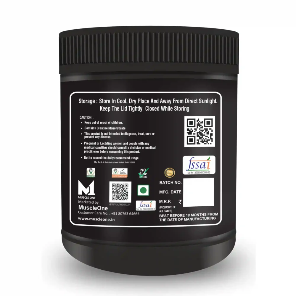 Muscle One Creatine Micronized Monohydrate 210g Unflavored - Image 3