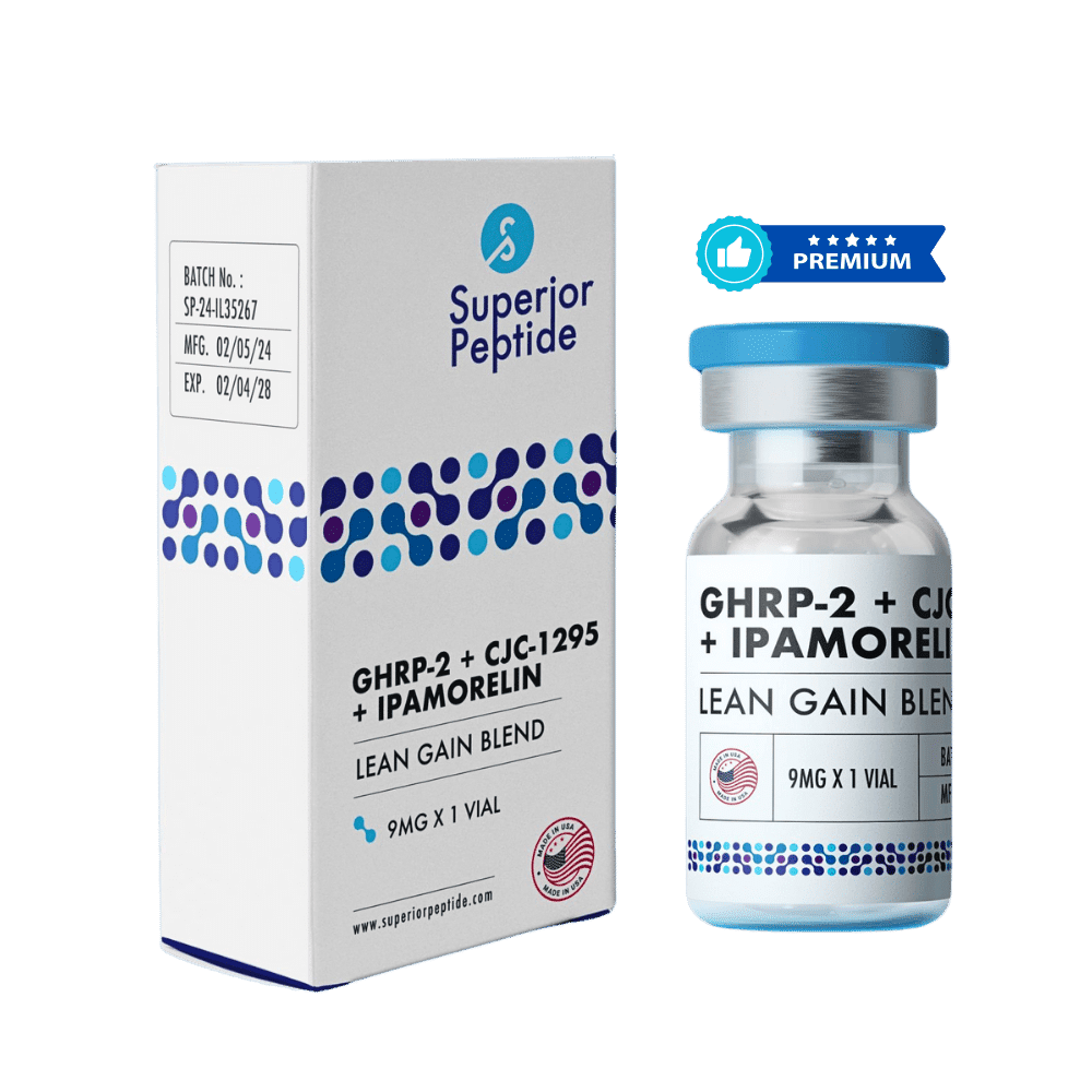Superior peptide Lean gain blend Ghrp 2 + cjc 1295 + Ipamorelin Superior peptide Lean gain blend Ghrp 2 + cjc 1295 + Ipamorelin