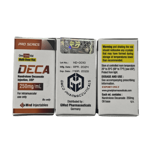 Gmed Pharma Deca 250mg Nandrolone Decanoate Injection