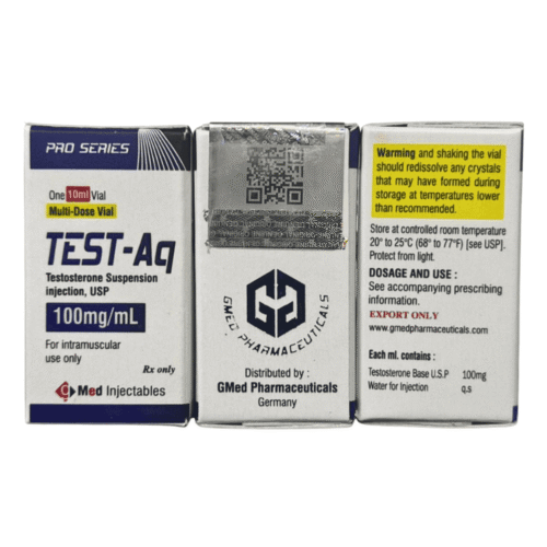 Gmed Pharma Test AQ 100mg